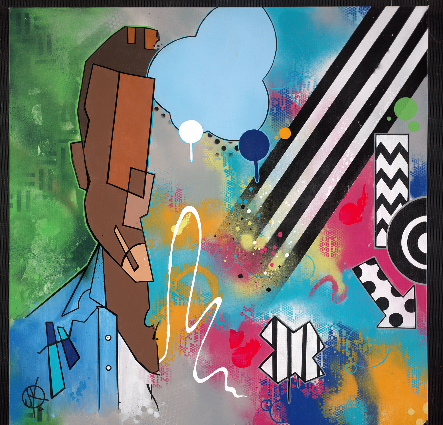 "Adam vs Atom (Diptych)  "